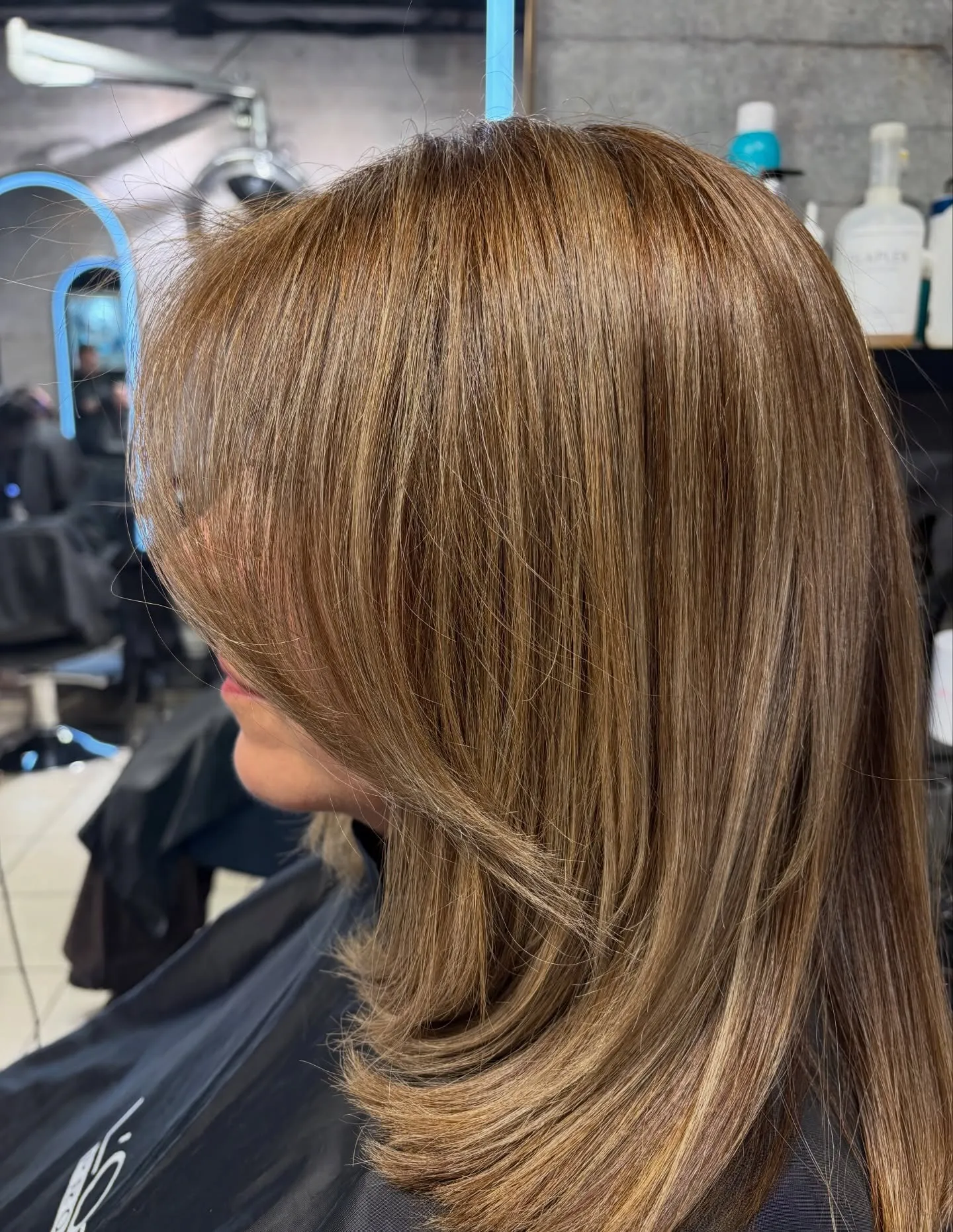 Mechas y color en tonos castaños